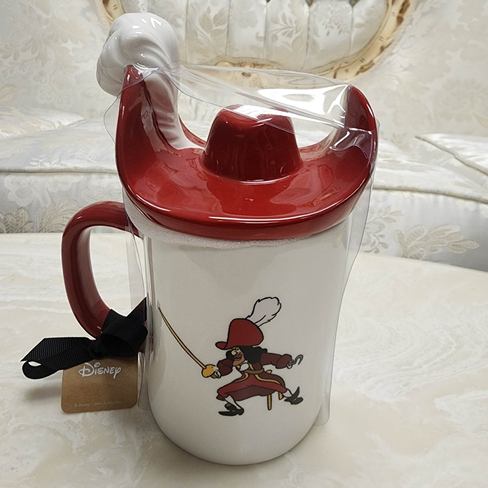 Rae Dunn Disney’s Mug with Topper CAPTAIN HOOK